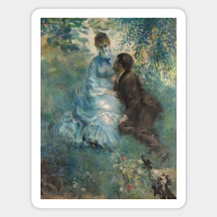 Lovers by Auguste Renoir Magnet